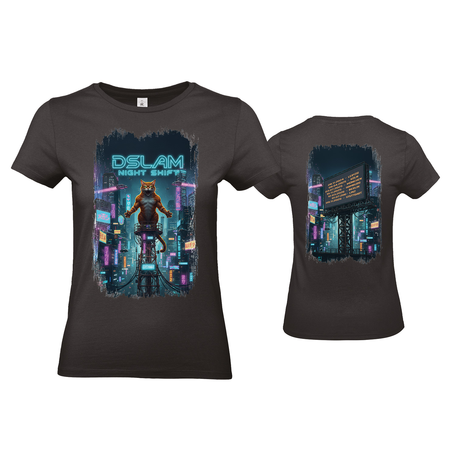 T-Shirt tailliert »City Tour«          