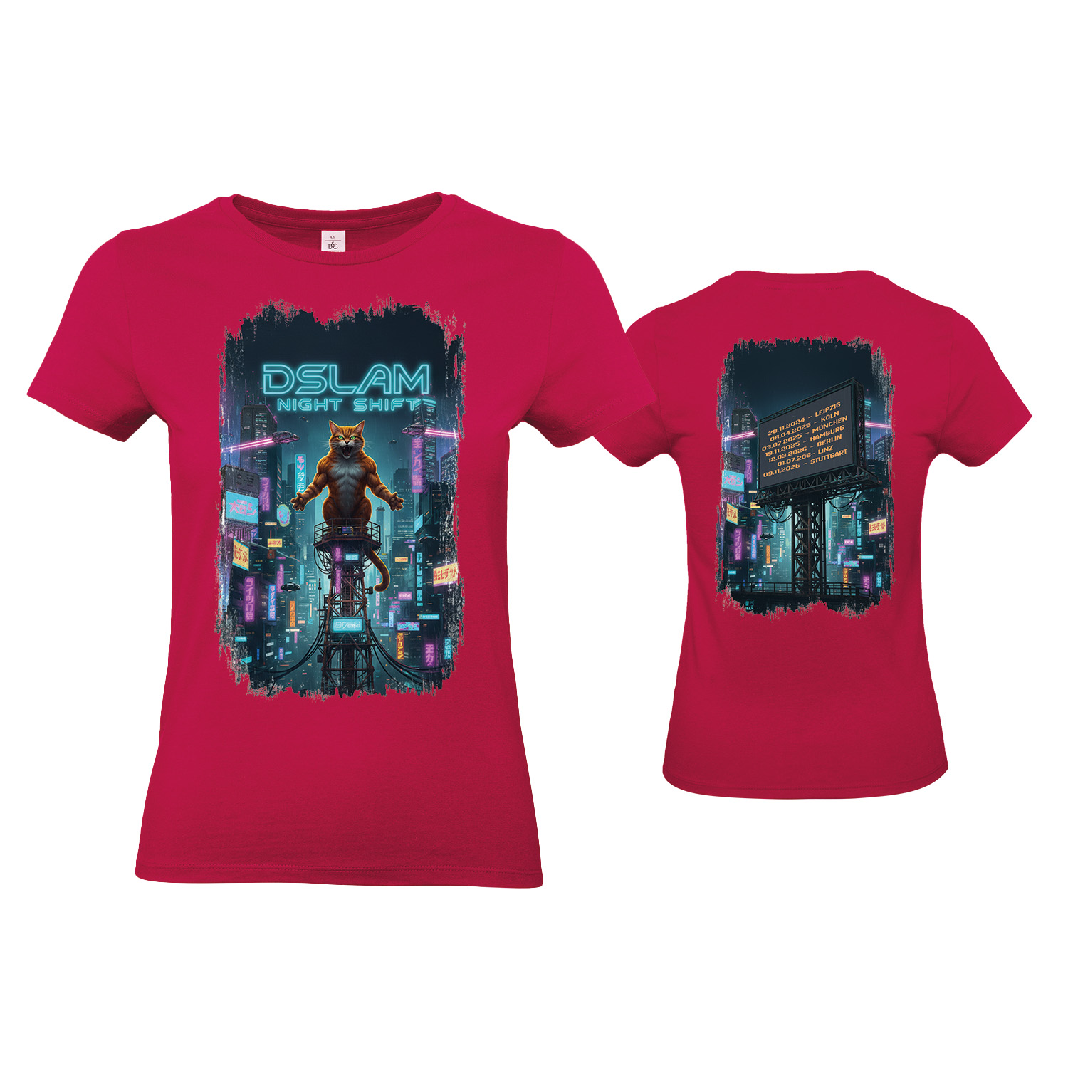 T-Shirt tailliert »City Tour«          